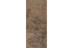明董其昌《云端村墟图》 